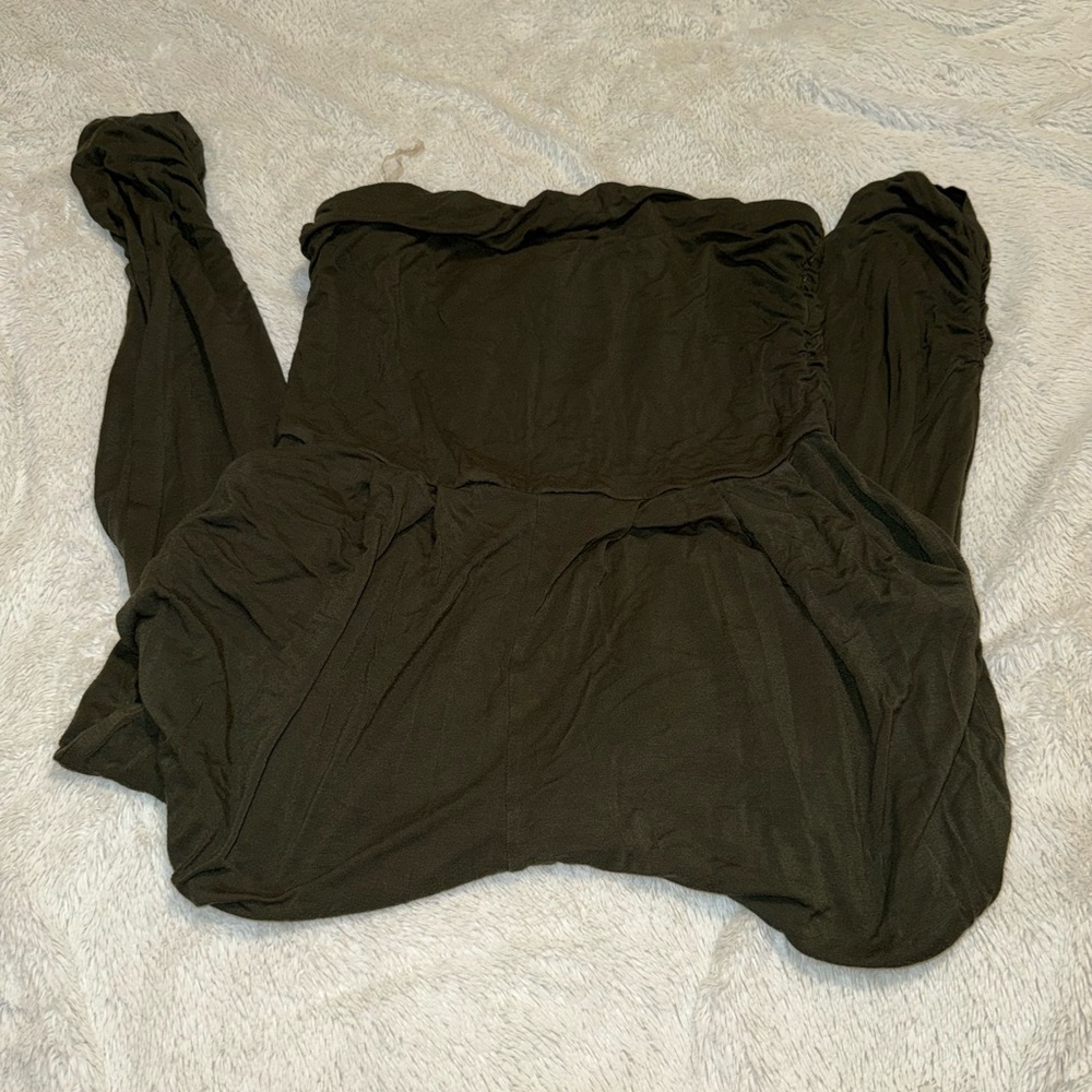 Fashion Nova Olive Green Jumpsuit 1X